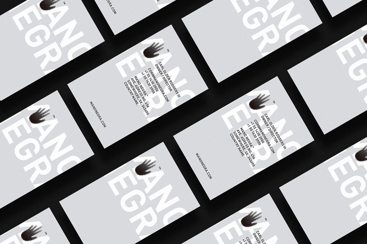 Business cards template: Mano Negra, a Business Card Template by Srg® (Photo 2 of 4)