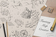 Fantasy map Creator, an Illustration by AlenaO (Thumbnail 1 of 12)