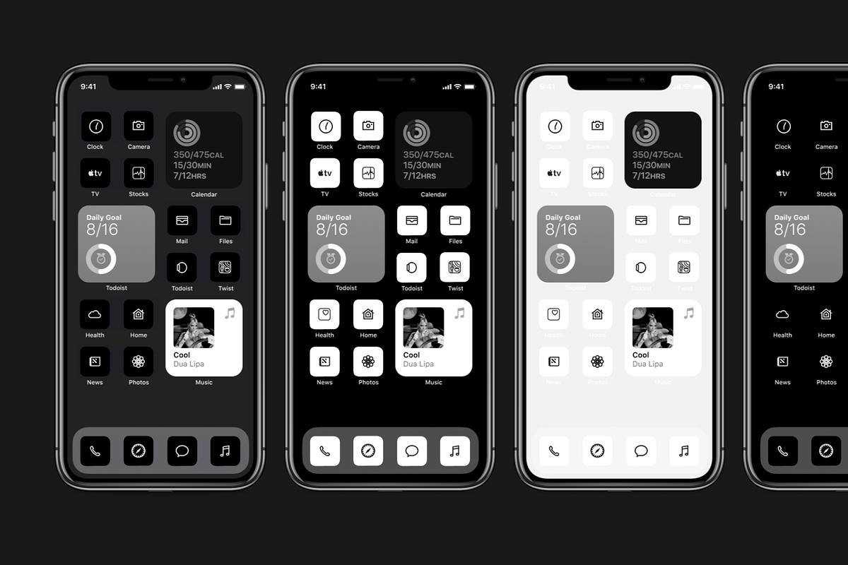 Minimal iOS 14 Icons Pack, an Icon by TritonDesign (Photo 2 of 5)