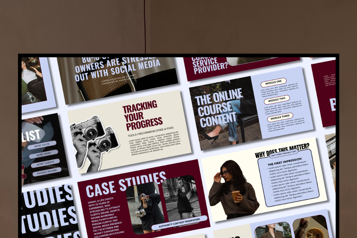 Bold Luxe Editorial Modern Canva, a Presentation Template by Solana Creative Co. (Photo 10 of 13)