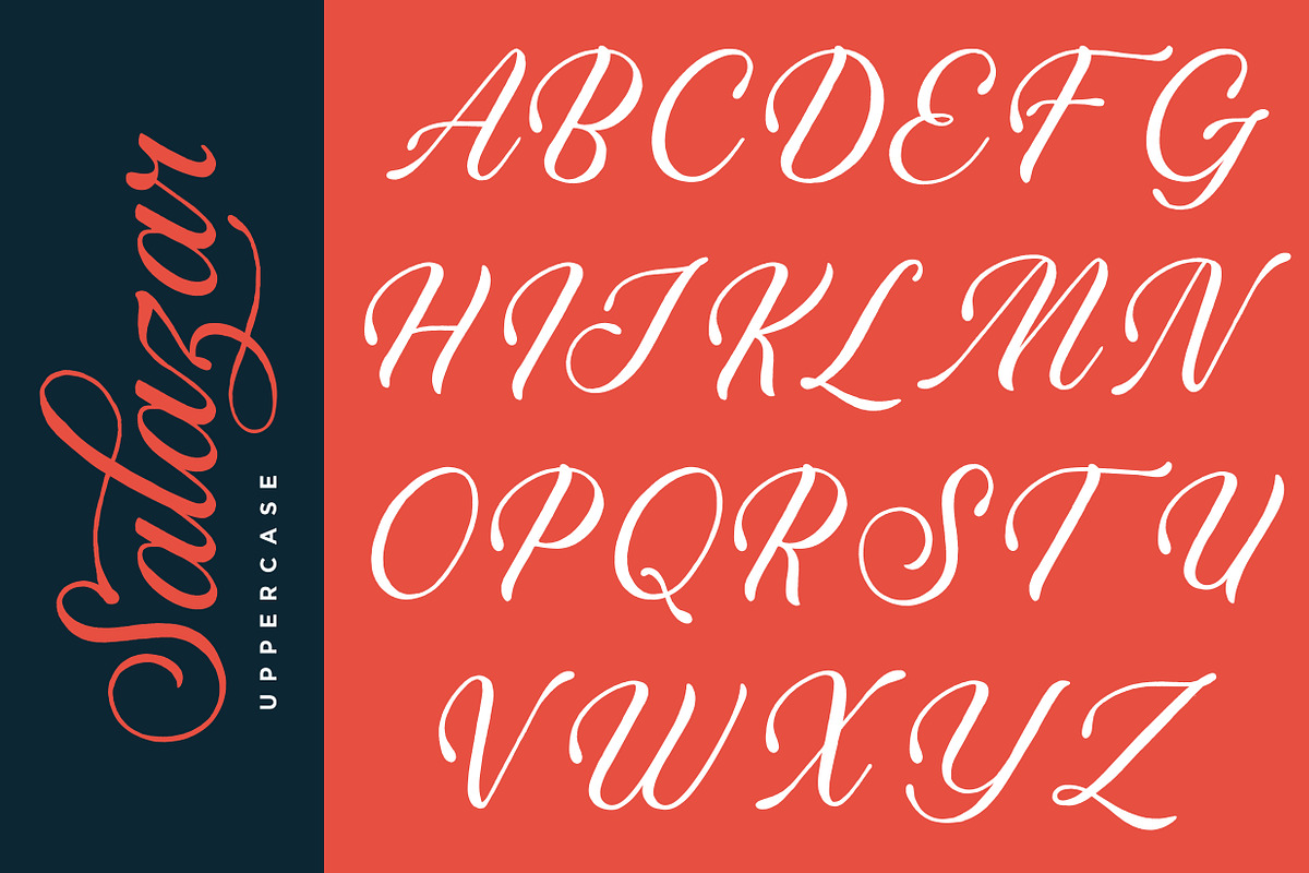 Salazar - Lettering Script preview 6