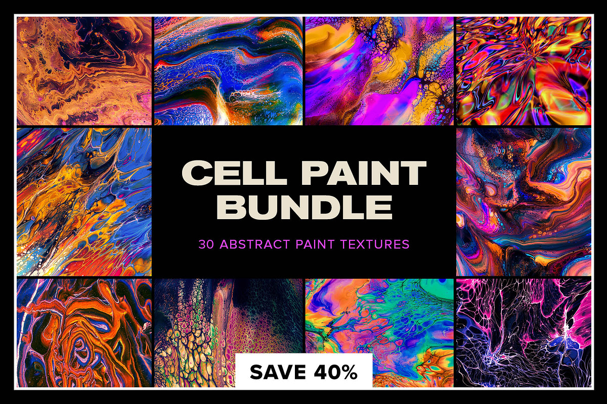 Cell Paint Bundle, a Texture Graphic by Chroma Supply (Photo 1 of 23)