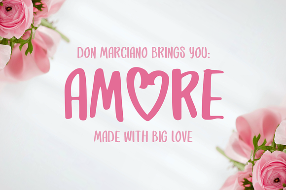 Amore Font - Strong & Lovable preview 8
