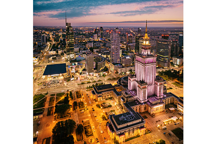 Palace of Science and Culture, an Architecture Photo by Nature and travel