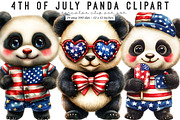 4th Of July Panda Sublimation Png, an Illustration by SinaCreation (Thumbnail 1 of 9)
