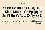 Mileast - Display Serif Font, a Serif Font by Sronstudio (Thumbnail 14 of 15)