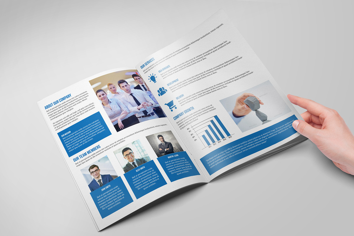Business Brochure, a Brochure Template by DGTouch (Photo 4 of 4)
