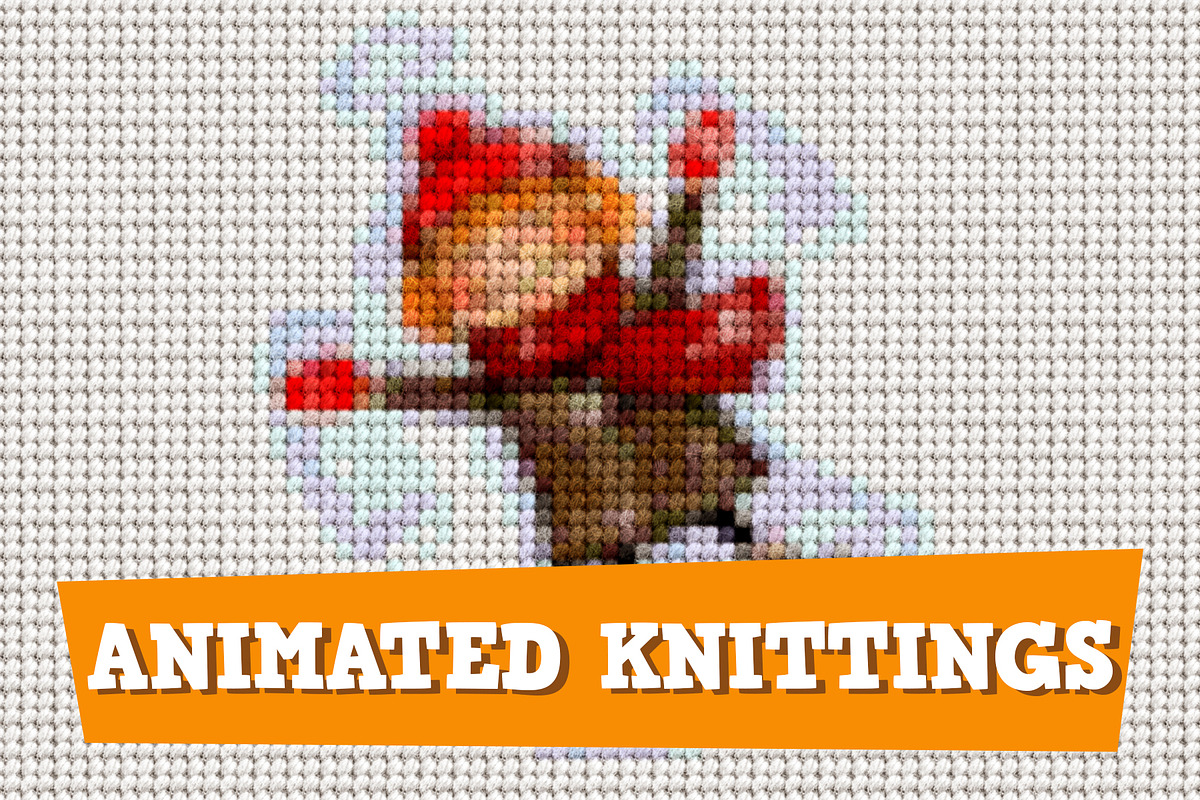 Animated Knitting Effect PS Plugin, a Plug-in Add-On by DesignRocket