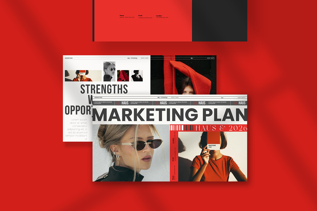 HAUS Marketing Plan Template, a Presentation Template by Aura Agency (Photo 4 of 11)