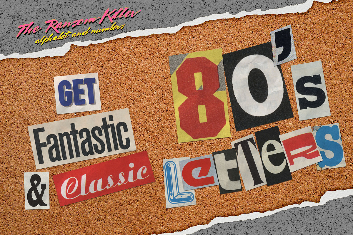 2600+ Ransom Note Letters from 1980s, an Object Graphic by Thundr Co. (Photo 3 of 12)