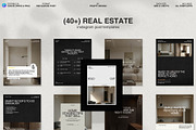40 Realtor Instagram Canva Templates, a Social Media Template by Prapti Design (Thumbnail 1 of 10)