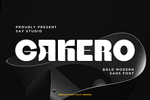 Gakero - Bold Modern Sans Font
