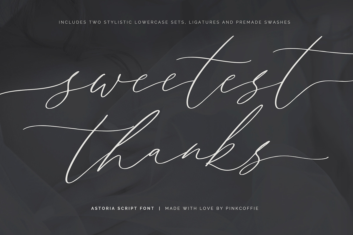 Astoria | Modern Calligraphy Script, a Script Font by Pink Coffie (Photo 13 of 20)