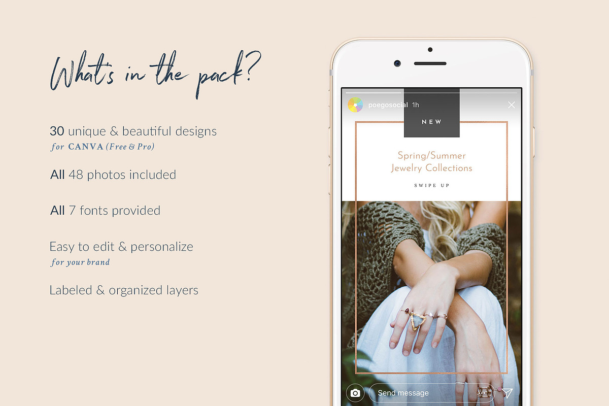Instagram Stories Deserts | CANVA, a Social Media Template by Poego Social (Photo 2 of 12)