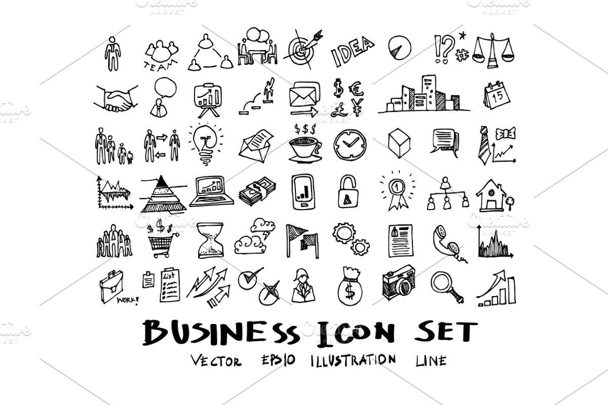 4700 Hand Drawn doodle Icons, an Outline Icon by TKDoodle (Photo 7 of 64)