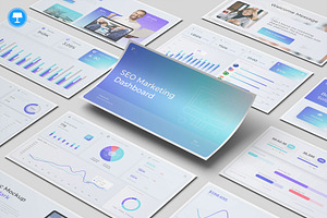 SEO And Marketing Keynote, a Presentation Template by Pixslides