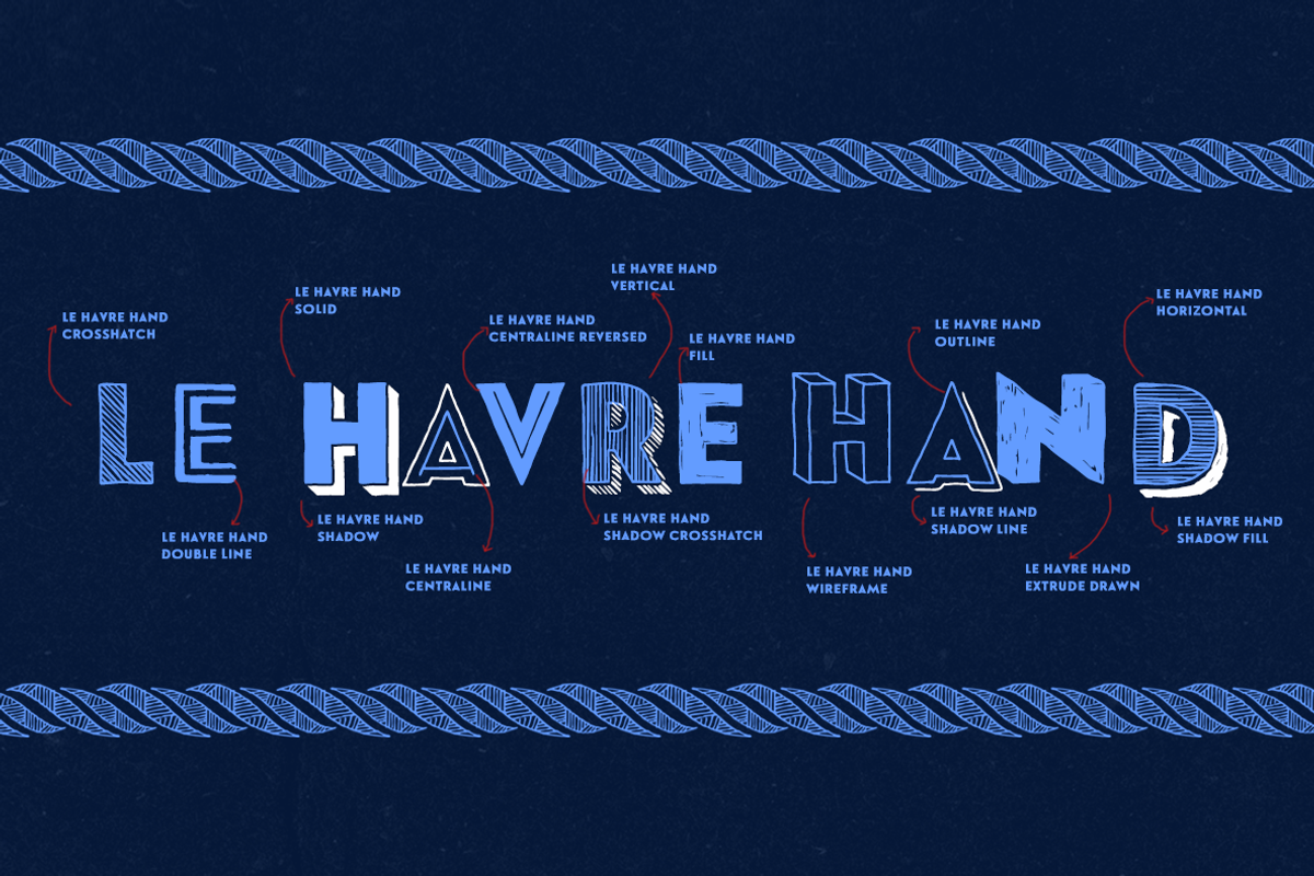 Le Havre Hand, a Sans Serif Font by insigne (Photo 5 of 5)