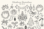 Hand Drawn Christmas SVG Bundle, a Seasonal Illustration by Ayya Studio (Thumbnail 5 of 34)