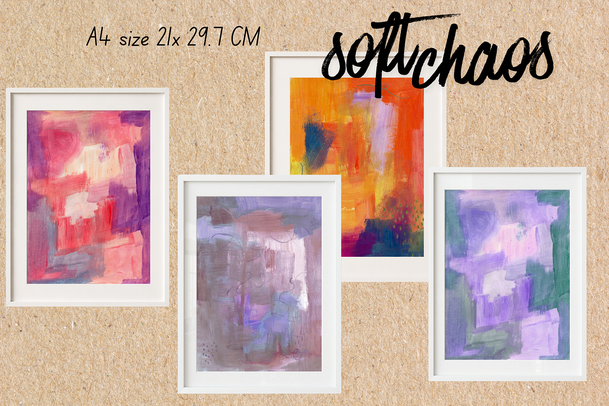 Vibrant Abstract Painted Textures, a Texture Illustration by Chantelle T Illustrations (Photo 3 of 7)