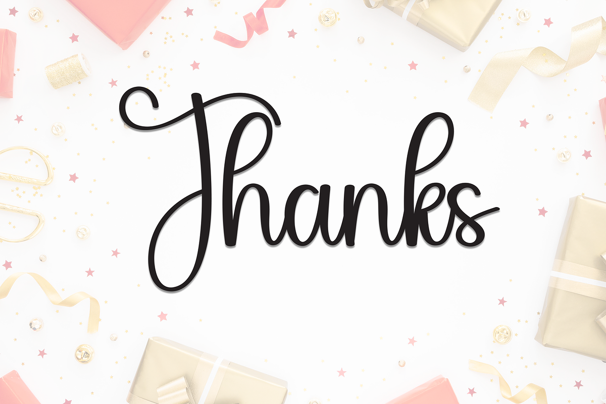 Birthday | Script Font, a Handwritten Font by Scratchones (Photo 9 of 9)