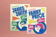 Teen Birthday Invitation, an Invitation Template by graphicook (Thumbnail 1 of 3)