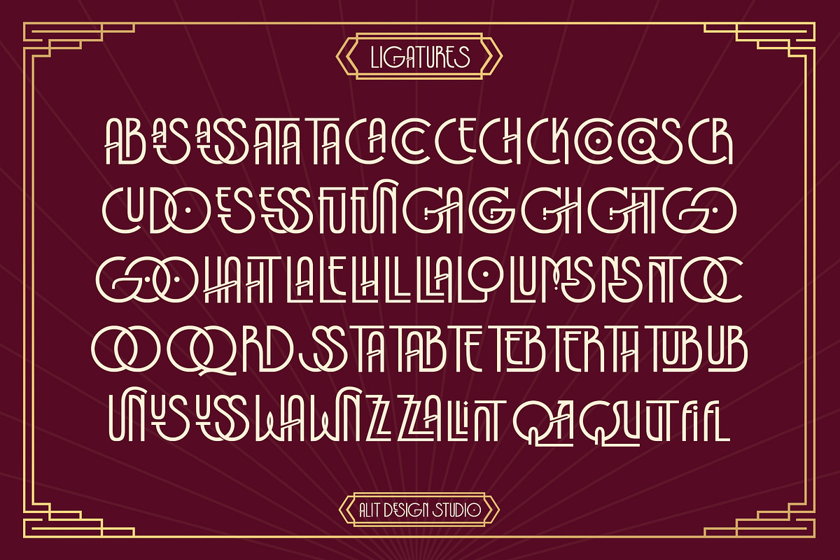 Decofun Typeface, a Sans Serif Font by alit design (Photo 11 of 15)