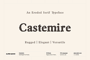 Castemire - Serif Typeface, a Serif Font by alpercakici (Thumbnail 1 of 13)