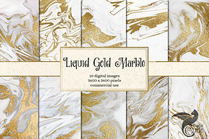 Liquid Gold Marble