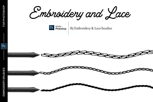 Embroidery Brushes For Photoshop