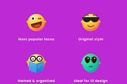 Vivid Emojis Icons Pack, an Outline Icon by Amazing Custom Icons (Thumbnail 5 of 7)