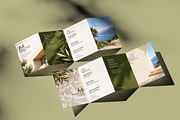 A4 Four Fold Flyer Mockup Bundle, a Books & Magazine Mockup by MockupShelf (Thumbnail 2 of 12)