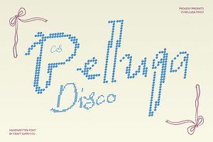 CS Belluga Disco, a Handwritten Font by Craft Supply Co.