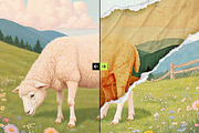 Paper Pieces Photo Effect, a Layer Style Add-On by iDoodle Studio (Thumbnail 4 of 4)