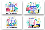10 International Banking Day, a Finance Illustration by denayunebgt (Thumbnail 3 of 4)