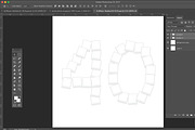 Number 40 Photo Collage Template id1, a Stationery Template by AIW SOLUTIONS (Thumbnail 3 of 4)