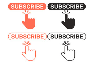 Icon inviting you subscribe to, an Object Illustration by Vectorbuum