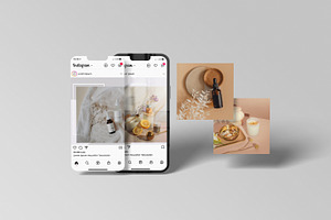 Realistic Instagram Post Mockup