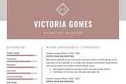Resume/CV | Victoria, a Resume Template by Symie Design (Thumbnail 5 of 7)