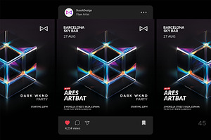 Neon Flyer, a Flyer Template by Human Made