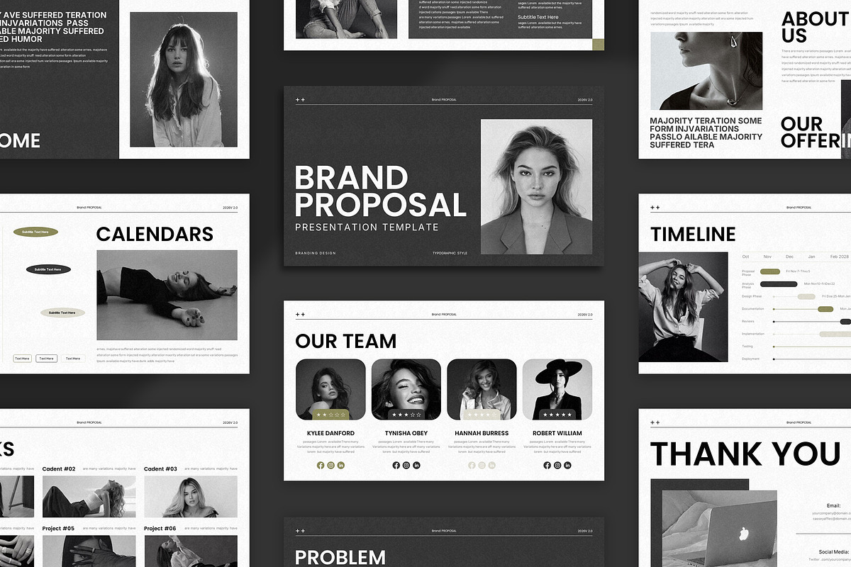 Brand Proposal Presentation Template, a Presentation Template by Pradaxa (Photo 2 of 5)