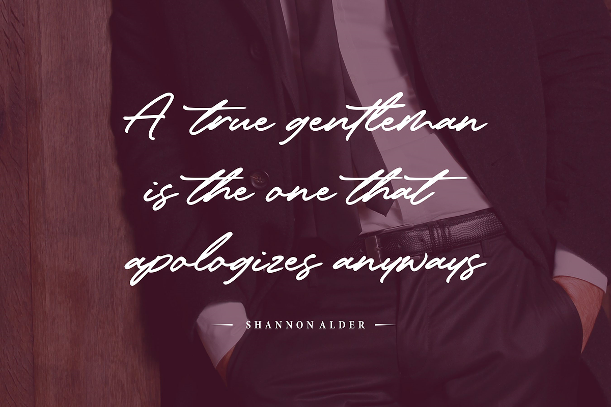 Heatwood - Elegant Signature Font, a Script Font by Balpirick Studio (Photo 2 of 8)