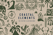 Coastal Elements 1, an Object Illustration by Nick Simon Art (Thumbnail 1 of 6)