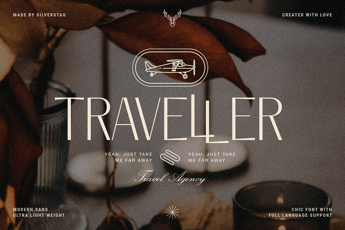 Elio & Oliver Ultra Light Sans Serif, a Sans Serif Font by SilverStag Type Foundry (Photo 6 of 11)