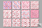 Watercolor Valentine Coquette Bows, a Pattern Graphic by Fine Purple Elephant (Thumbnail 5 of 5)
