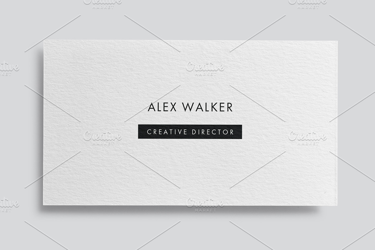 Business Card - Walker, a Business Card Template by 3Angle (Photo 2 of 3)
