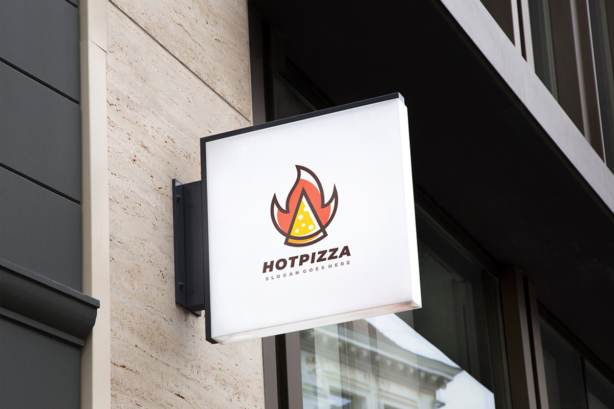 Hot Pizza Logo, a Branding & Logo Template by 3ab2ou (Photo 2 of 2)