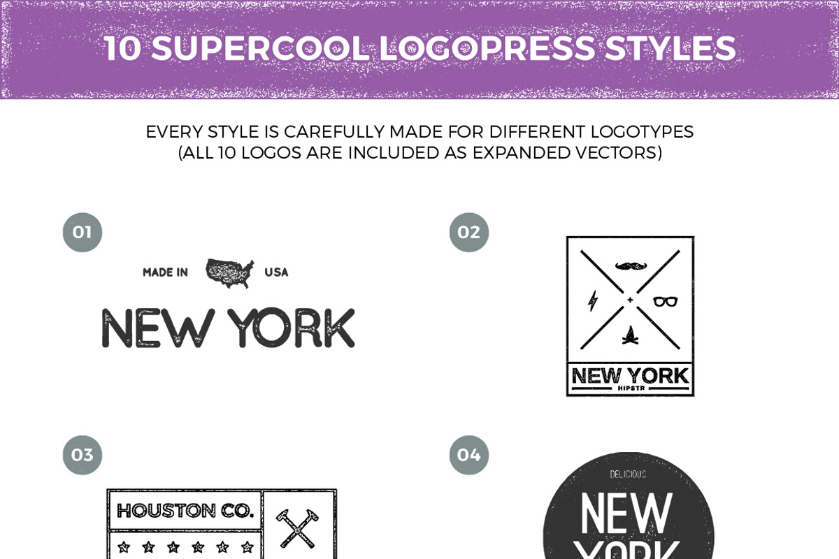 Logopress - Minimal Vintage Styles preview 3