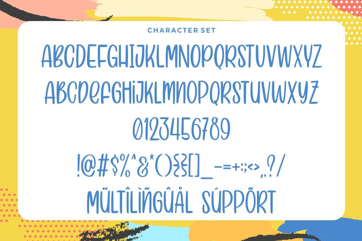 Friendstar - Handdrawn Font preview 5