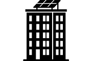 Solar Panel Building Silhouette, a Technology Illustration by balal (Thumbnail 13 of 13)