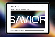 SAVIOR – Futuristic Techno Sans Font, a Sans Serif Font by WhymoreArt (Thumbnail 5 of 11)